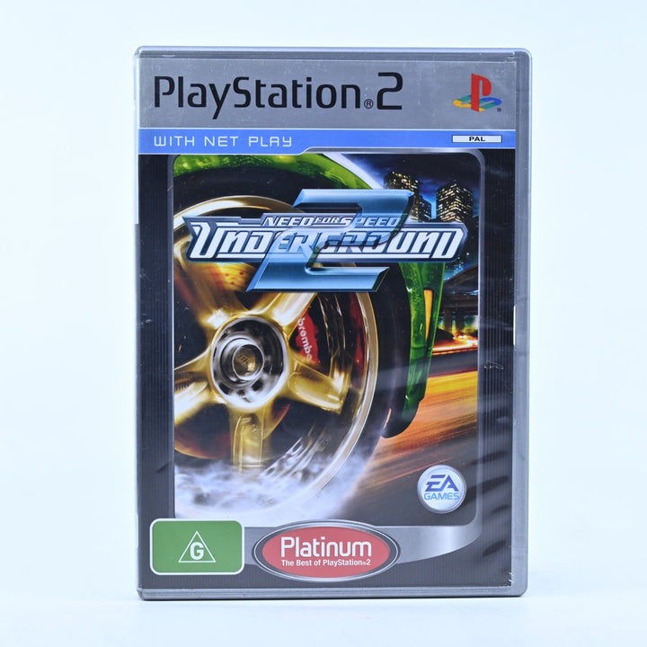 Need for Speed: Underground 2 - Sony Playstation 2 / PS2 Game + Manual - PAL