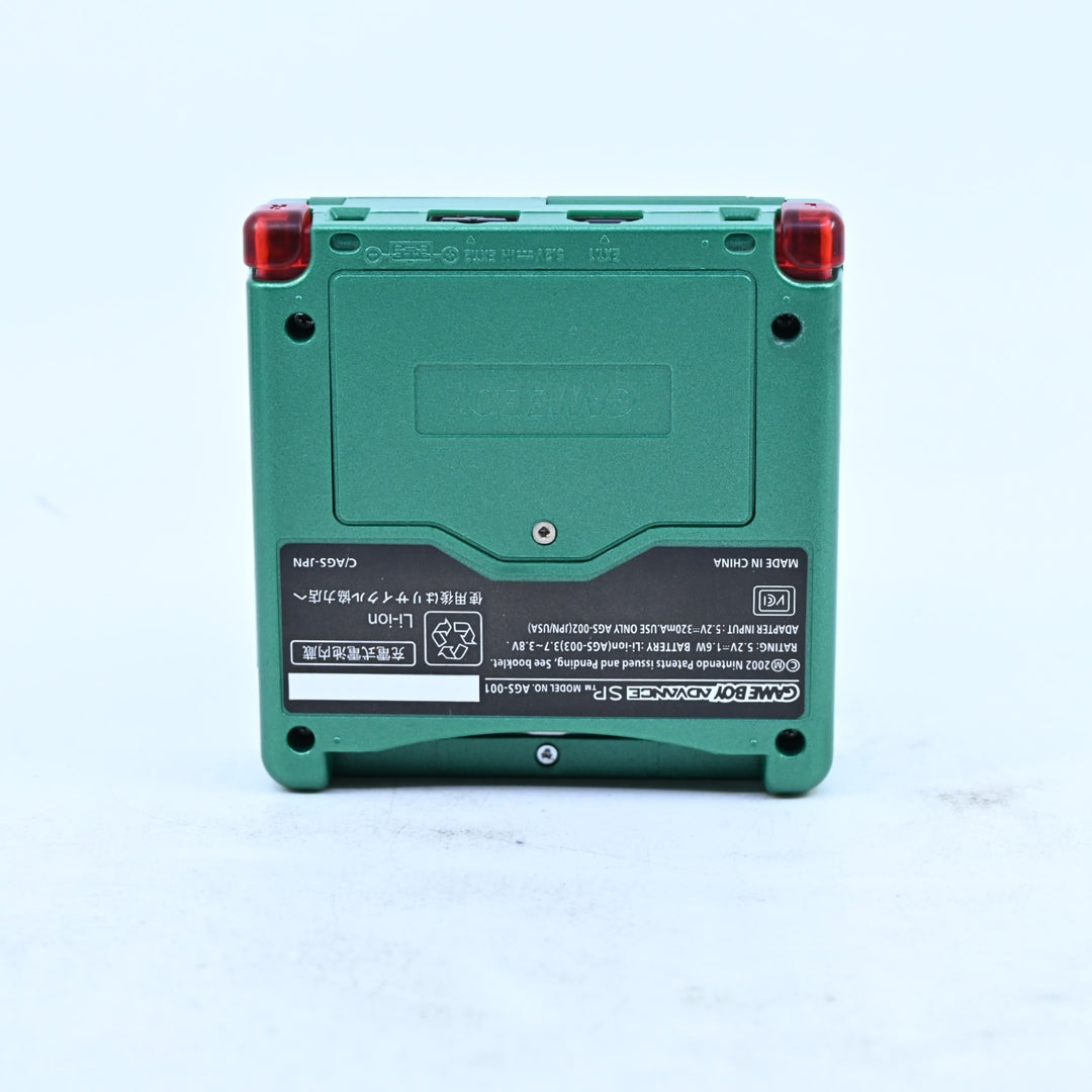 Rayquaza Green (Reshell) + IPS - AGS-001 - Gameboy Advance / GBA SP Console