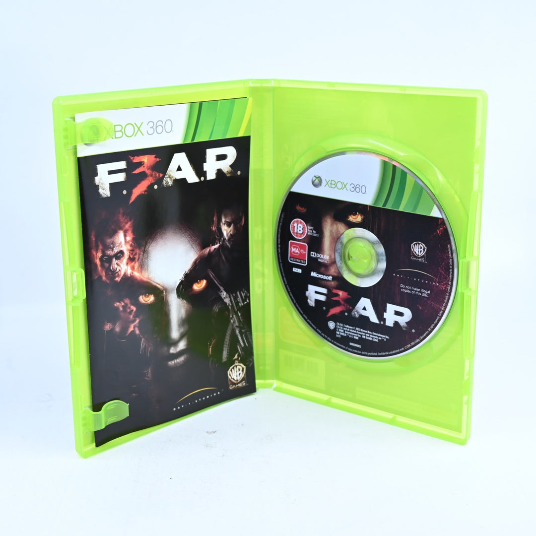 F3AR - Xbox 360 Game + Manual - PAL - MINT DISC! Fear 3 - F.3.A.R. - F.E.A.R