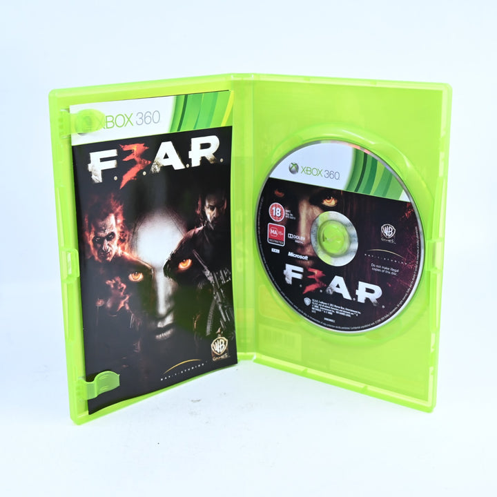 F3AR - Xbox 360 Game + Manual - PAL - MINT DISC! Fear 3 - F.3.A.R. - F.E.A.R