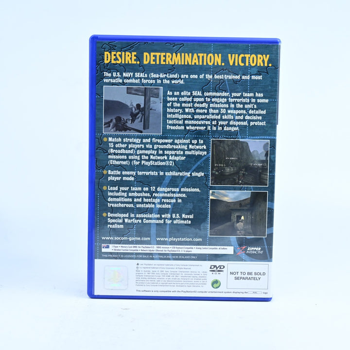 SOCOM: U.S. Navy Seals - Big Box - Sony Playstation 2 / PS2 Game