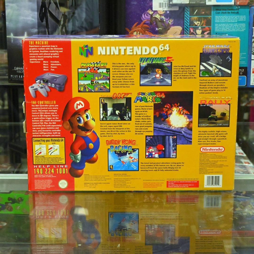 Twin Controller Pack - N64 / Nintendo 64 Boxed Console - PAL - FREE POST!