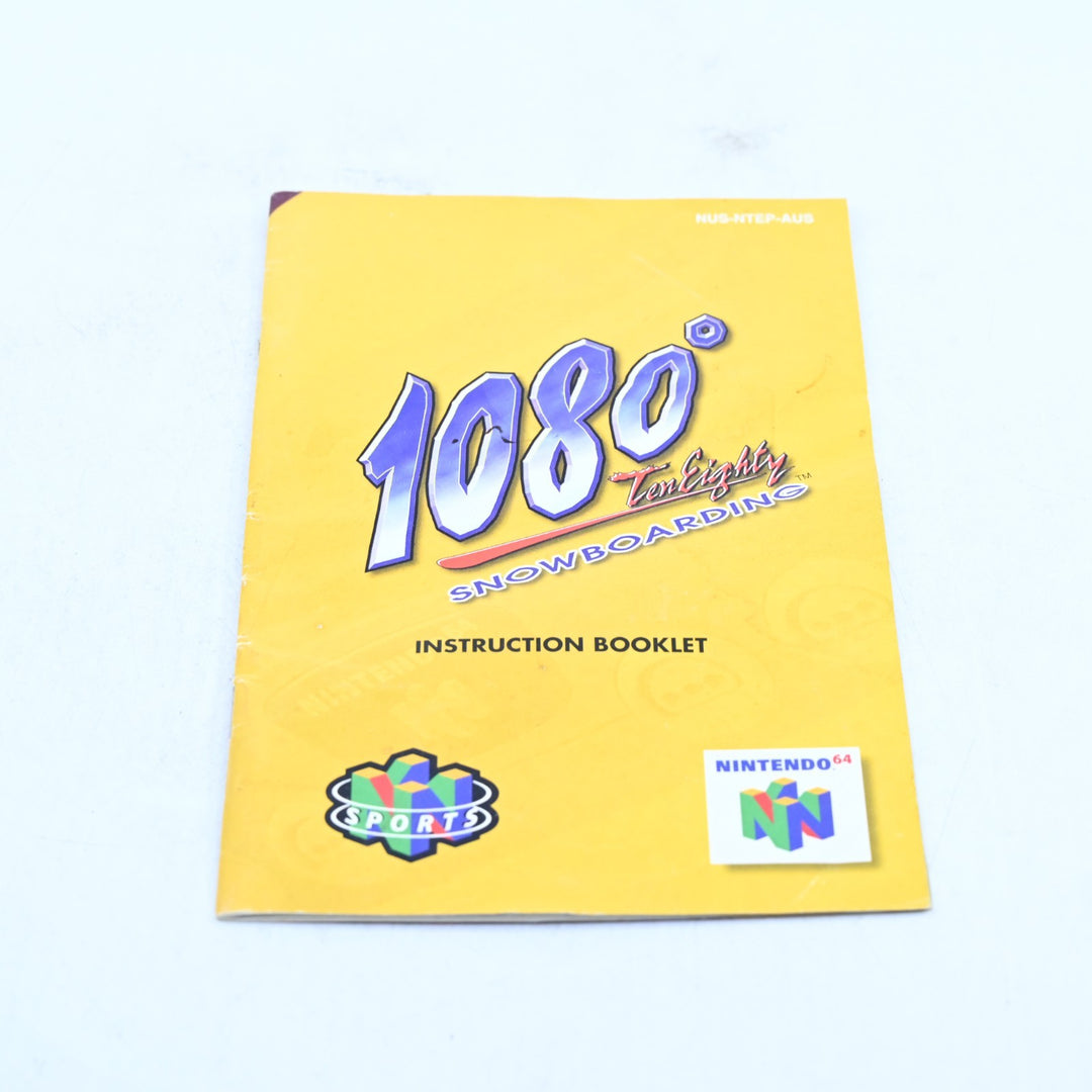 1080 Snowboarding - N64 / Nintendo 64 Boxed Game - PAL - FREE POST!