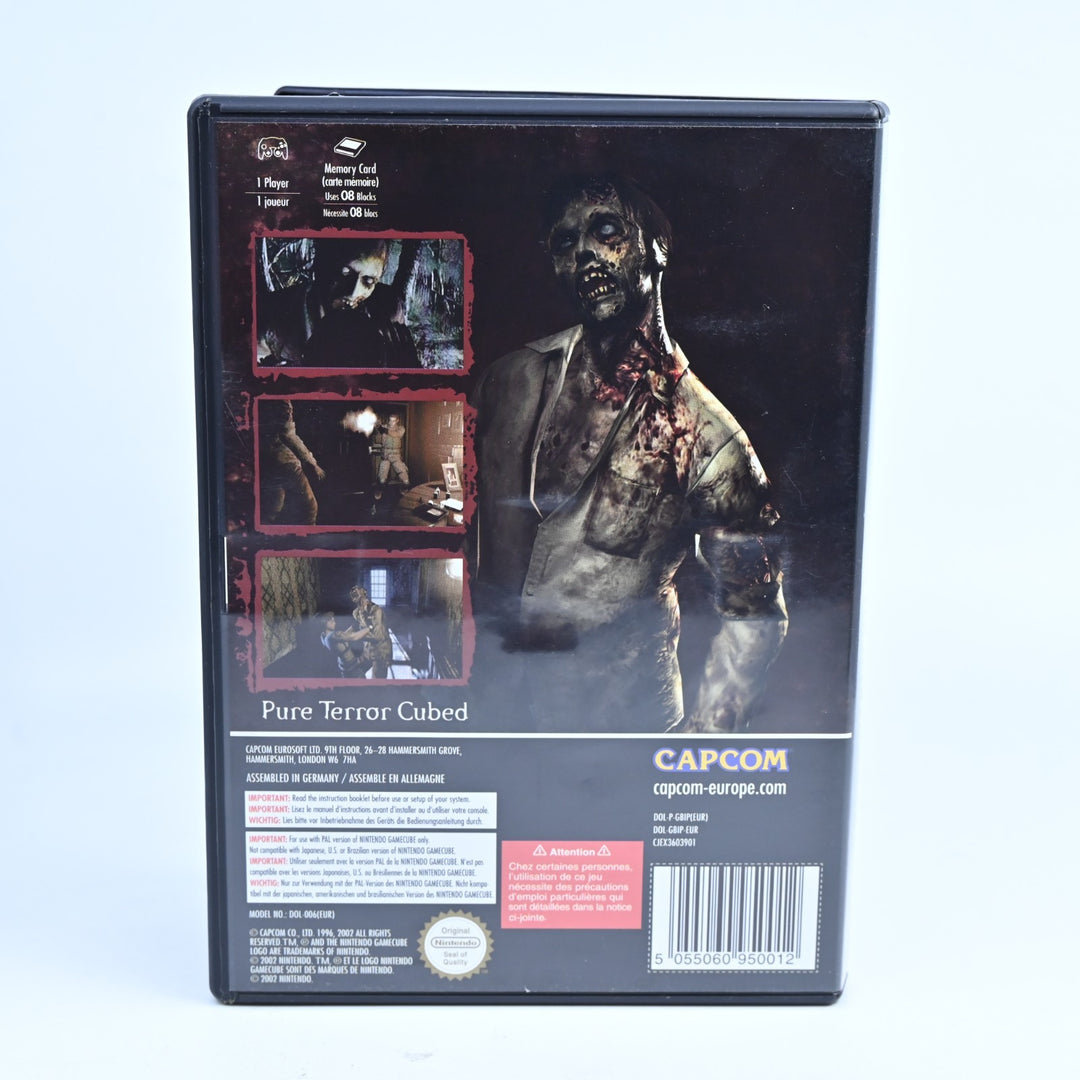 Resident Evil - Nintendo Gamecube Game + Manual - PAL - FREE POST!