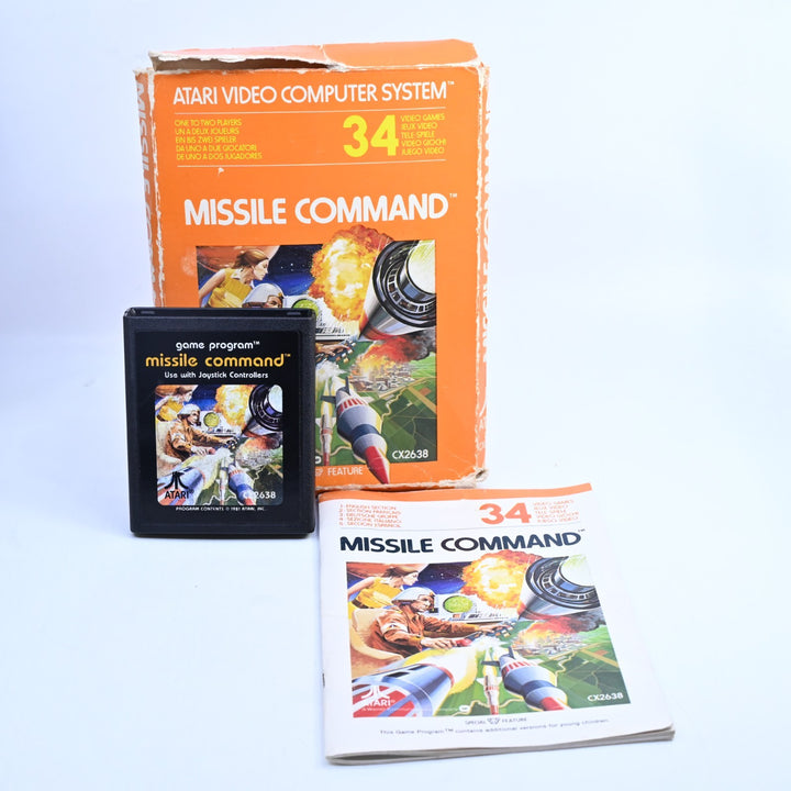 Missile Command - Atari 2600 Boxed Game - PAL - FREE POST!
