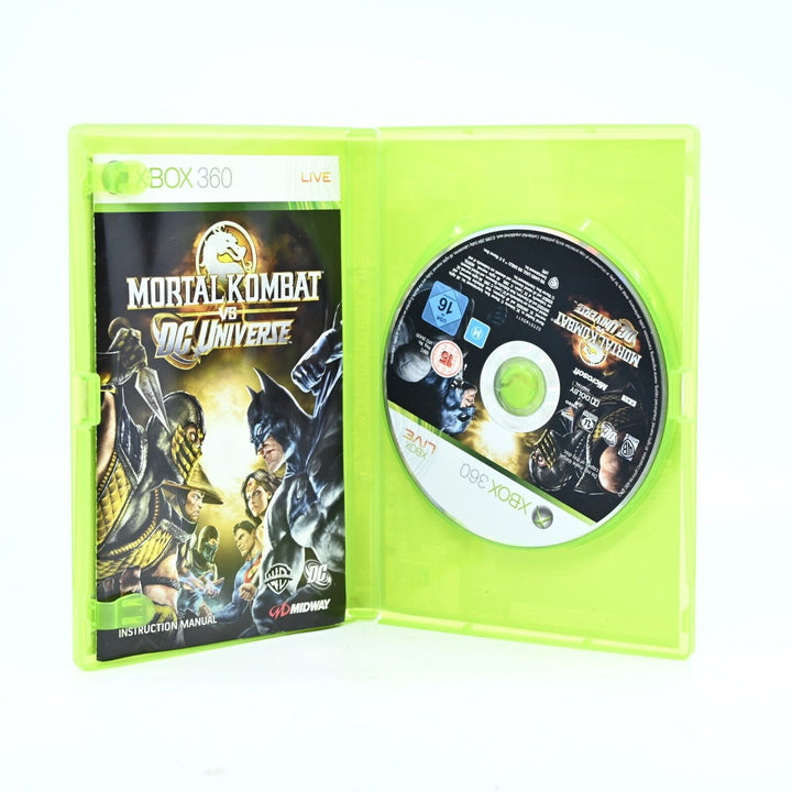 Mortal Kombat vs. DC Universe - Xbox 360 Game + Manual - PAL - NEAR MINT DISC!