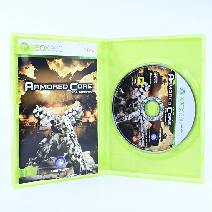 Armored Core For Answer- Xbox 360 Game + Manual - PAL - MINT DISC!