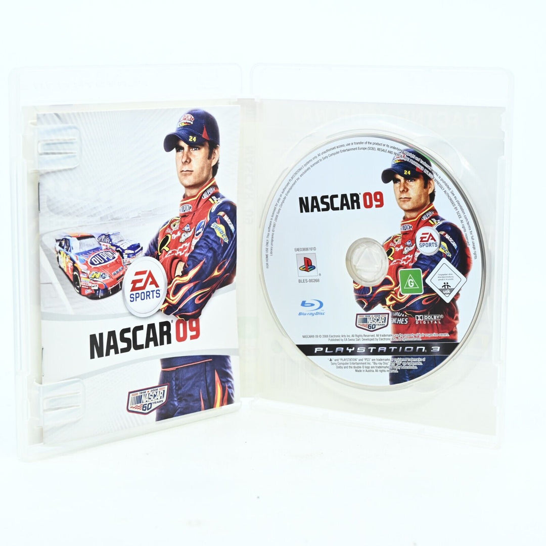 NASCAR 09 - Sony Playstation 3 / PS3 Game + Manual - FREE POST!