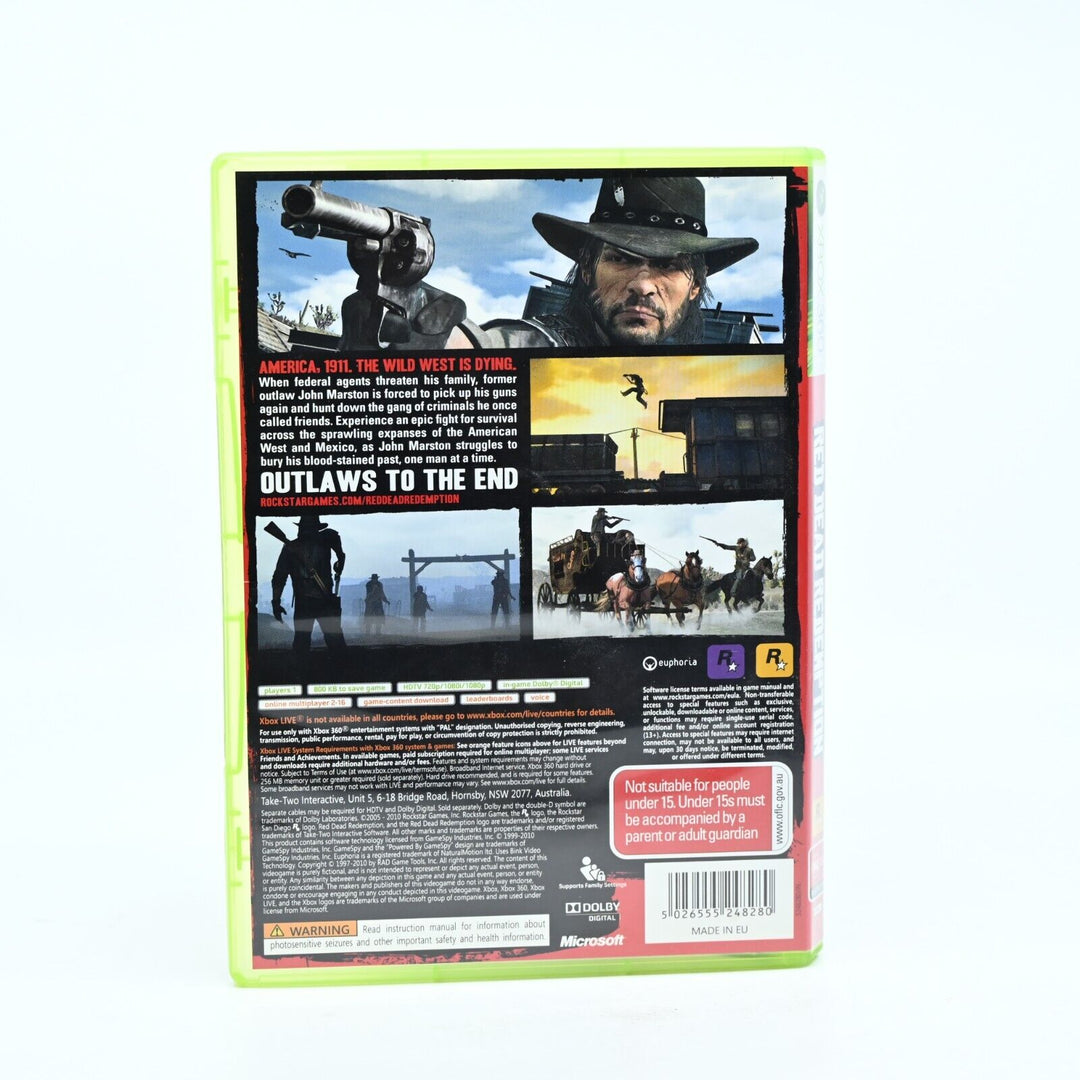 Red Dead Redemption - Xbox 360 Game + Manual + Map - PAL - MINT DISC!