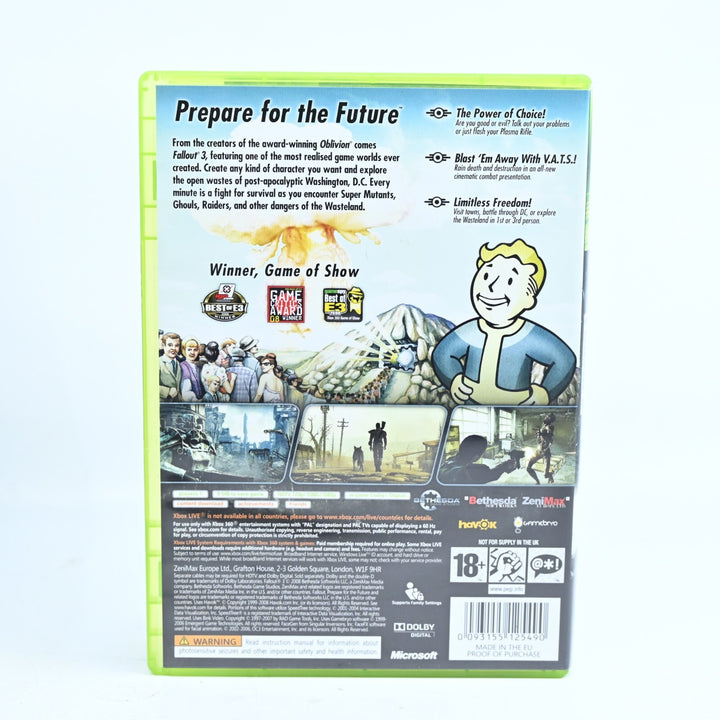 Fallout 3 - Xbox 360 Game + Manual - PAL