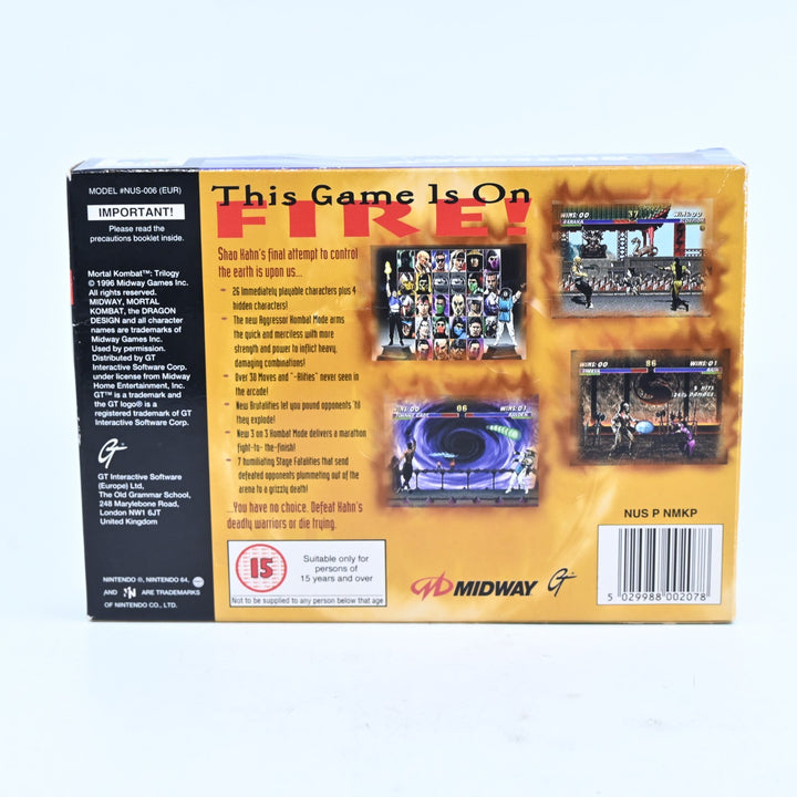 Mortal Kombat Trilogy - N64 / Nintendo 64 Boxed Game - PAL - FREE POST!