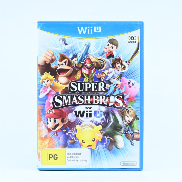 Super Smash Bros. - Nintendo Wii U Game - No Manual - PAL - FREE POST!