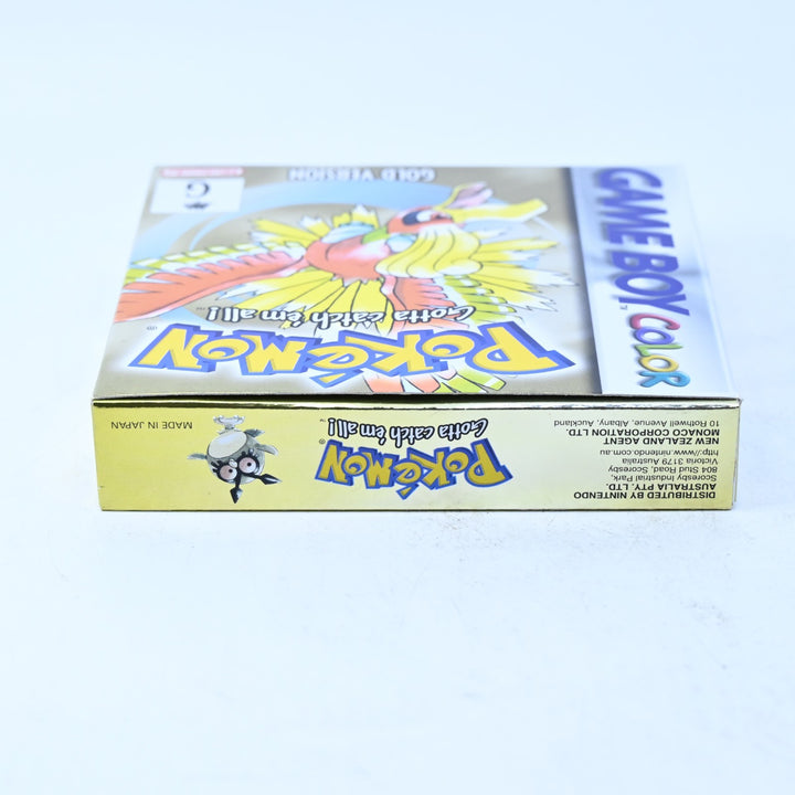 Pokemon Gold Version - Nintendo Gameboy Color Boxed Game - PAL - NEW BATTERY!