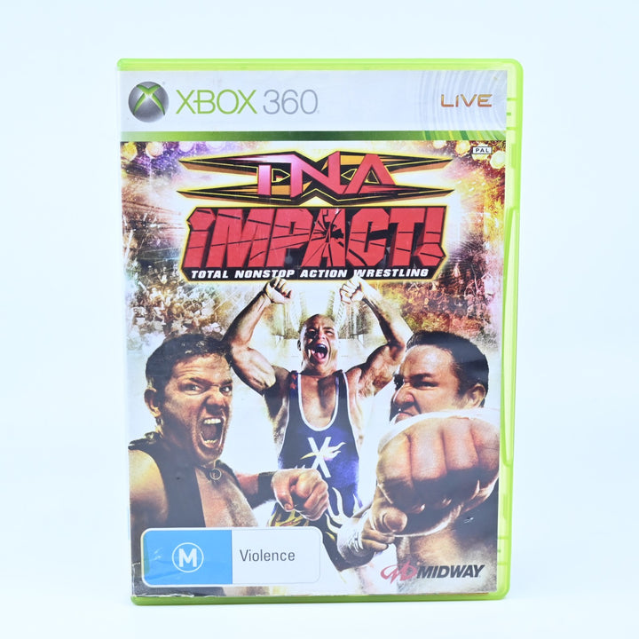 TNA Impact! Total Nonstop Action Wrestling - Xbox 360 Game - No Manual + Poster