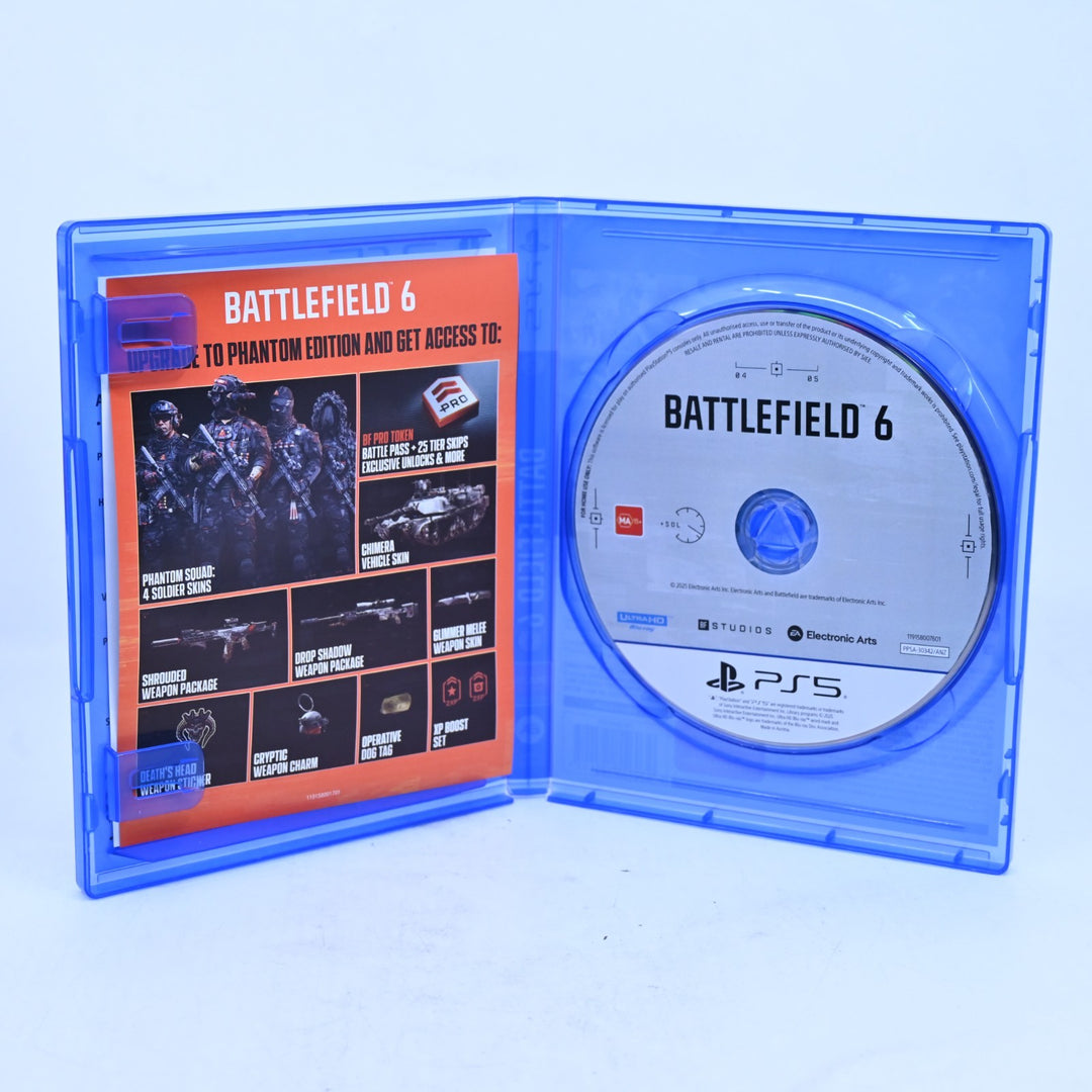 Battlefield 6 - Sony Playstation 5 / PS5 Game - MINT DISC!