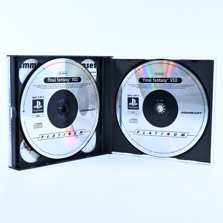 Final Fantasy VIII - Sony Playstation 1 / PS1 Game + Manual - PAL - MINT DISC!