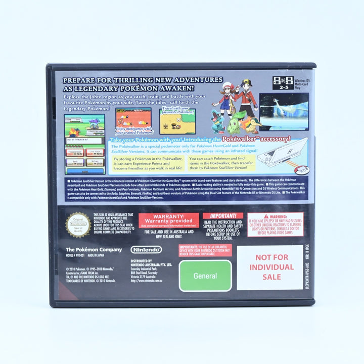 Pokemon SoulSilver - Nintendo DS Game - PAL + Manual - FREE POST!