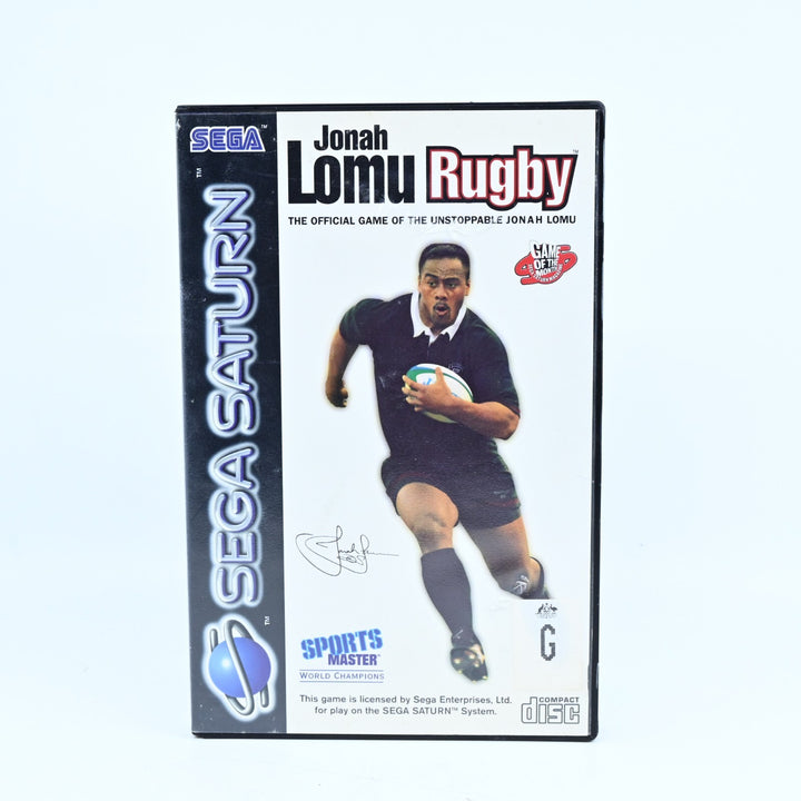Jonah Lomu Rugby - Sega Saturn Game - PAL - MINT DISC!
