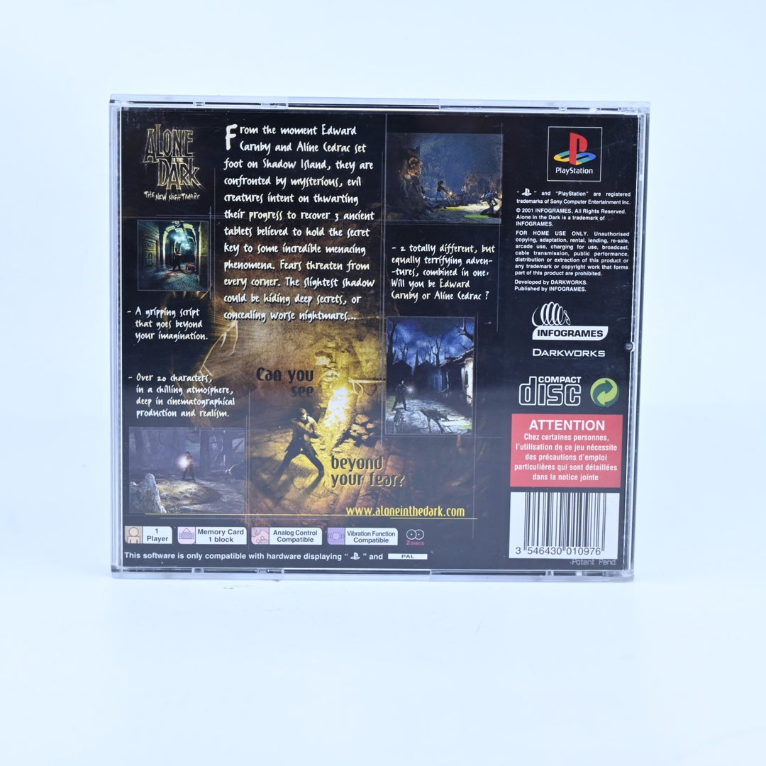 Alone in the Dark: The New Nightmare - PS1 Game + Manual - PAL - MINT DISC!