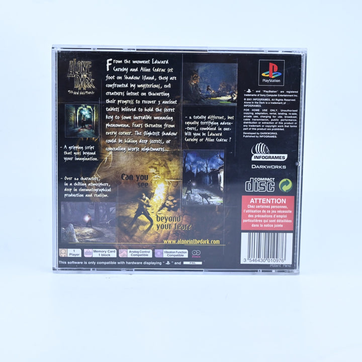 Alone in the Dark: The New Nightmare - PS1 Game + Manual - PAL - MINT DISC!