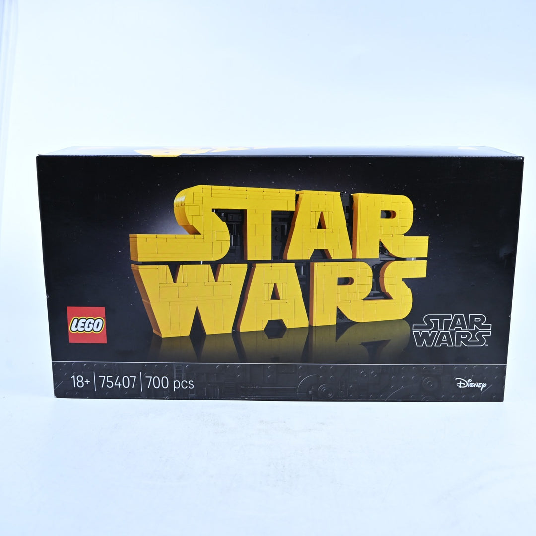 SEALED! LEGO 75407 Star Wars - Brick-Built Star Wars Logo - Toy