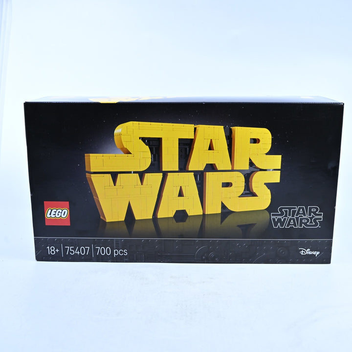 SEALED! LEGO 75407 Star Wars - Brick-Built Star Wars Logo - Toy