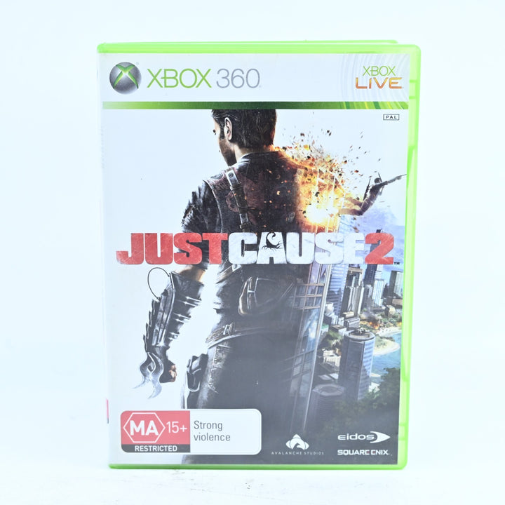 Just Cause 2 - Xbox 360 Game + Manual - PAL - MINT DISC!