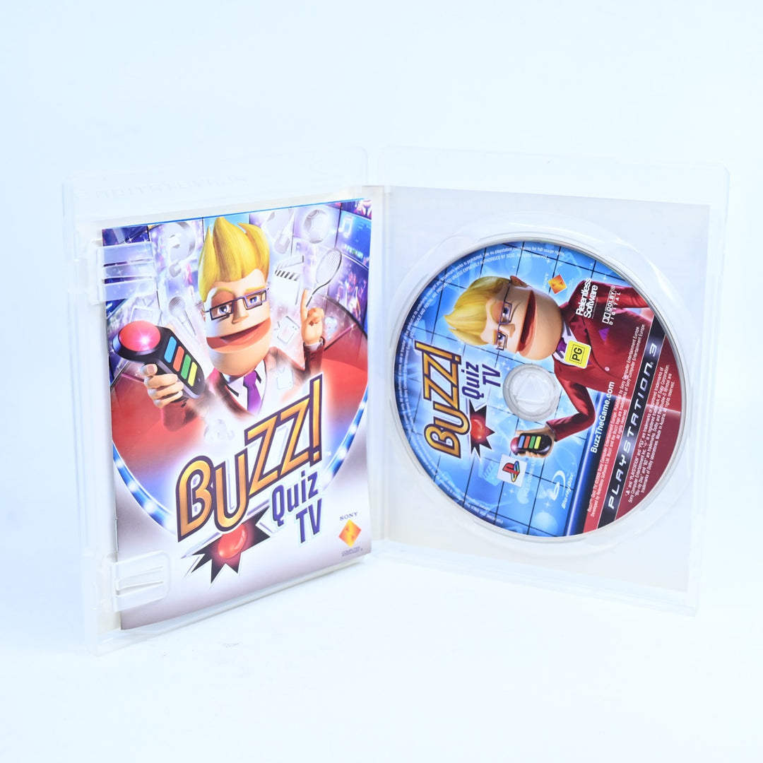 BUZZ! Quiz TV - Sony Playstation 3 / PS3 Game + Manual - FREE POST!