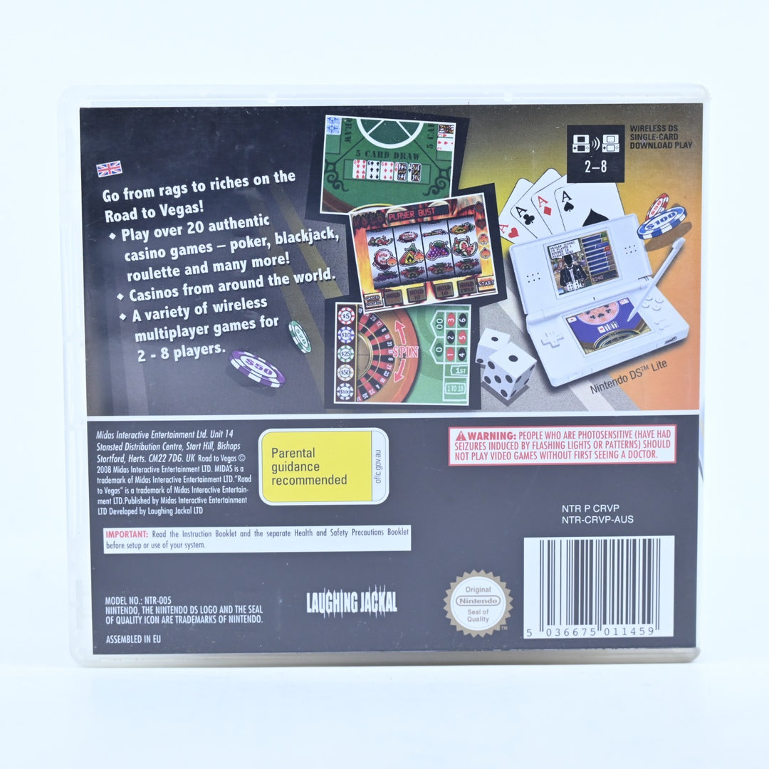 Road To Vegas - Nintendo DS Game - PAL + Manual - FREE POST!