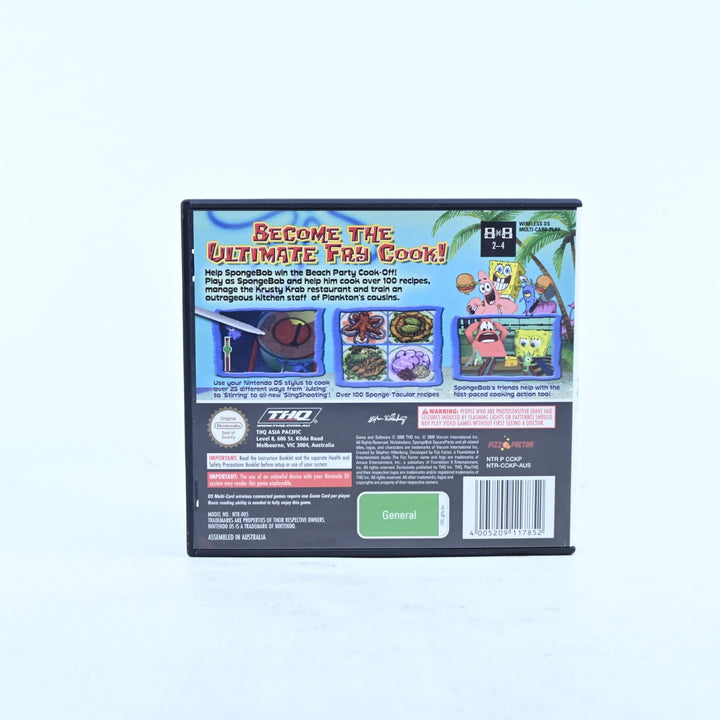 SpongeBob SquarePants Frantic Fry Cook - Nintendo DS Game - PAL + Manual
