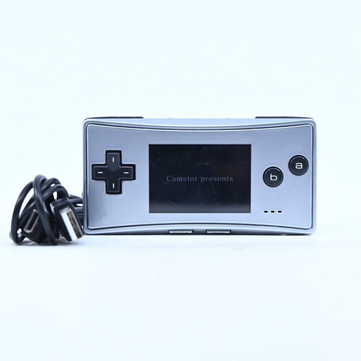 Silver - OXY-001 - Nintendo Gameboy Micro Console / GBA Console - PAL