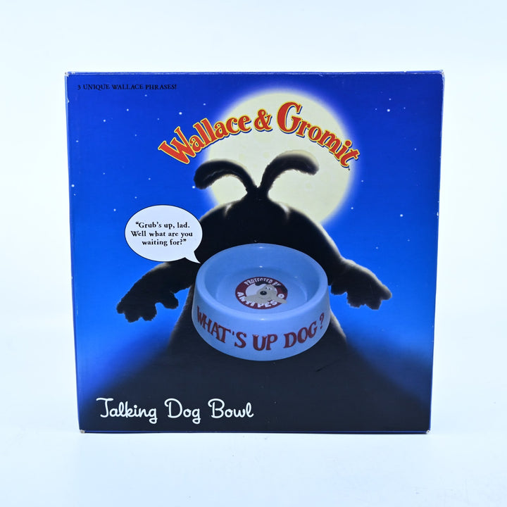 SEALED! Wallace &amp; Gromit Talking Dog Bowl - Miscellaneous Collectable