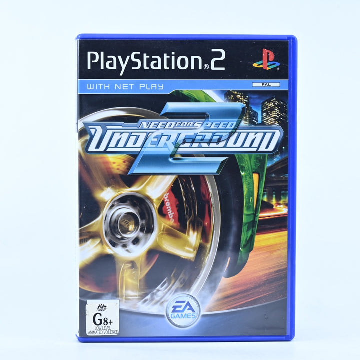 Need for Speed: Underground 2 - Sony Playstation 2 / PS2 Game + Manual - PAL