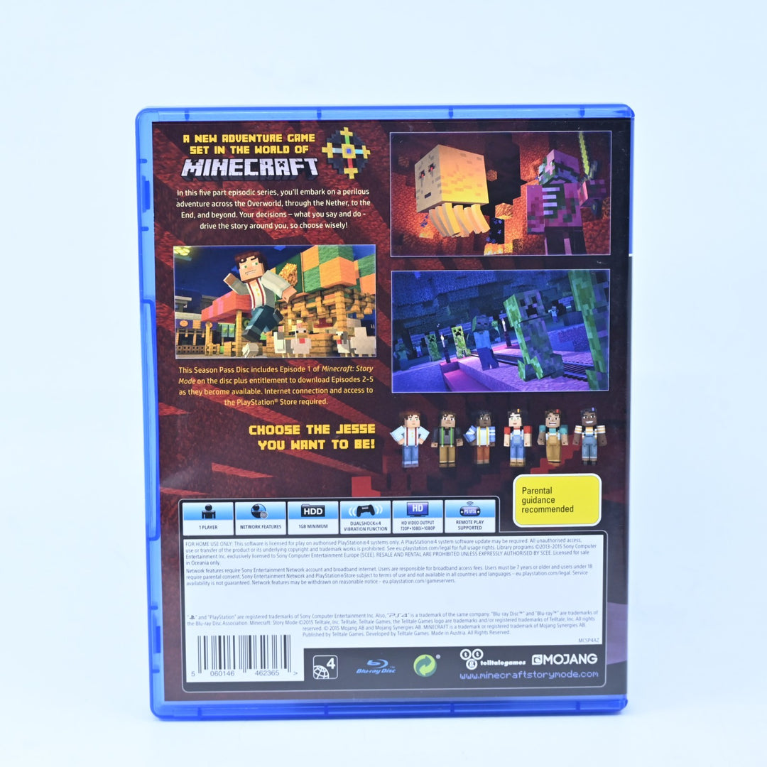 Minecraft Story Mode: A Telltale Games Series - Sony Playstation 4 / PS4 Game