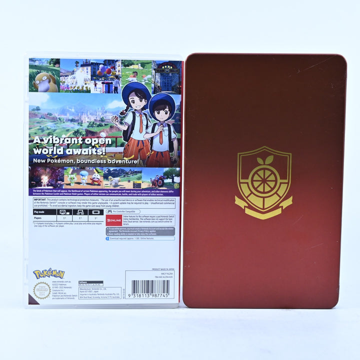 Pokemon Scarlet - Nintendo Switch Game + Steelbook - FREE POST!