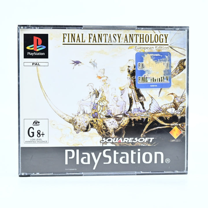 Final Fantasy Anthology - Sony Playstation 1 / PS1 Game + Manual - PAL