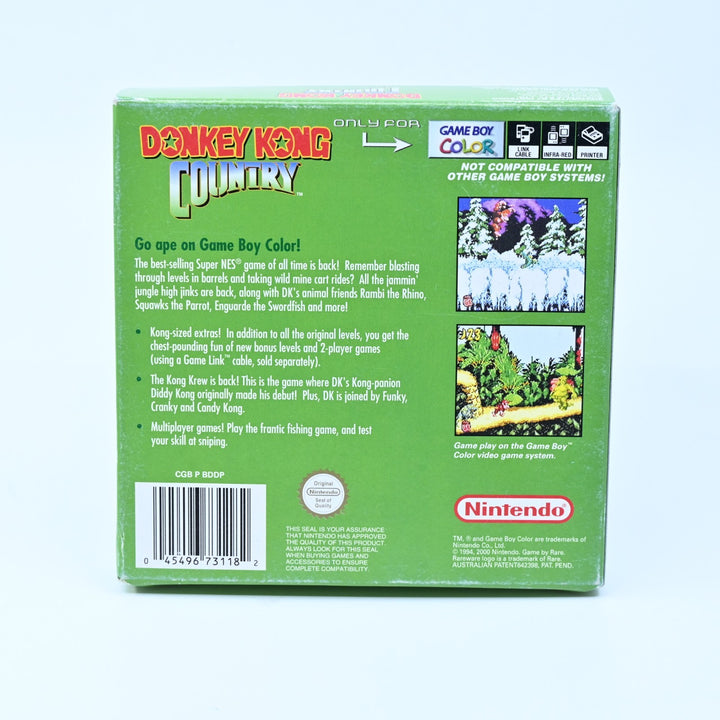 Donkey Kong Country - Nintendo Gameboy Color Boxed Game - PAL - FREE POST!