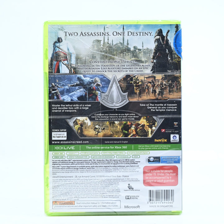 SEALED! Assassin's Creed Revelations - Xbox 360 Game + Manual - PAL