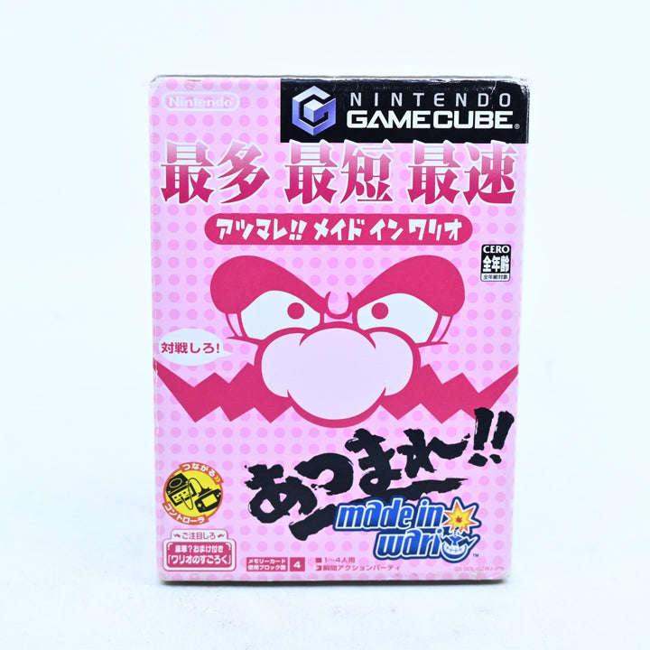 Atsumare!! Made in Wario - Nintendo Gamecube Game + Manual - NTSC-J - FREE POST!