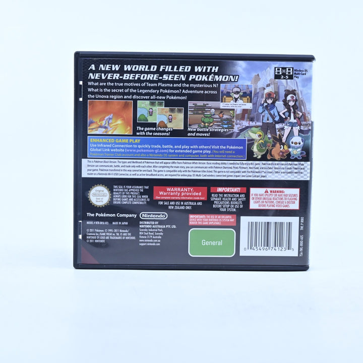 Pokemon Black Version - Nintendo DS Game - AUS PAL + Manual - FREE POST!