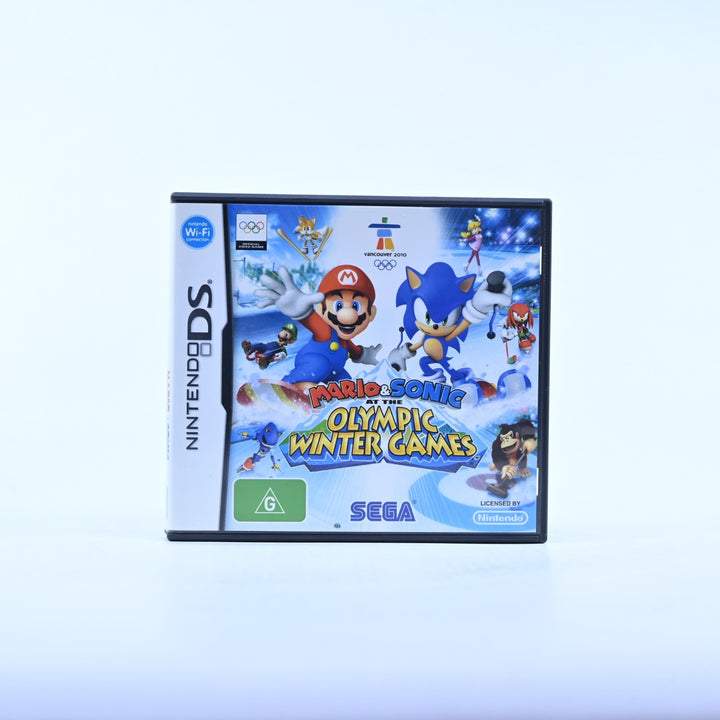 Mario & Sonic at the Olympic Winter Games - Nintendo DS Game - PAL + Manual