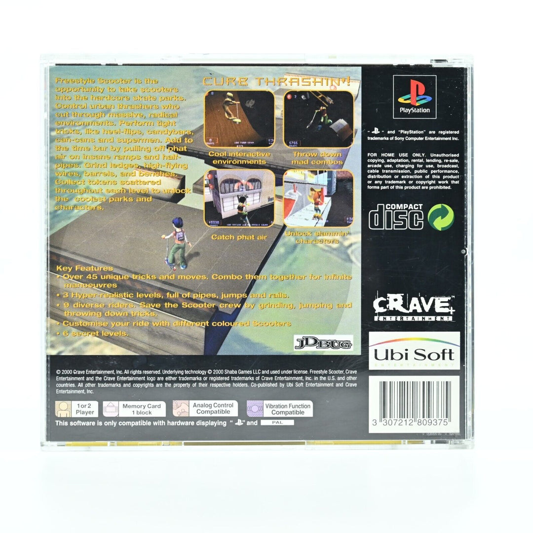 Freestyle Scooter - Sony Playstation 1 / PS1 Game - PAL - FREE POST!