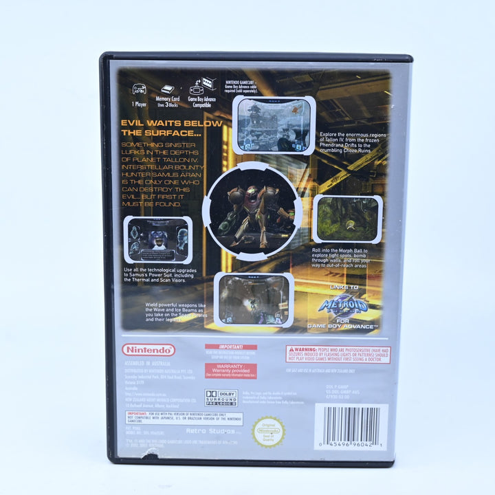 Metroid Prime - Nintendo Gamecube Game + Manual - PAL - FREE POST!