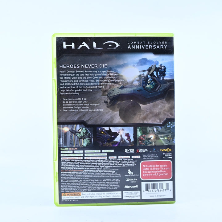 Halo: Combat Evolved Anniversary - Xbox 360 Game + Manual - PAL - MINT DISC!