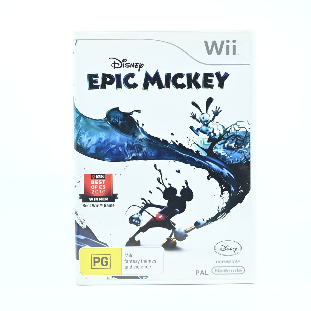 Disney Epic Mickey- Nintendo Wii Game - PAL - MINT DISC!