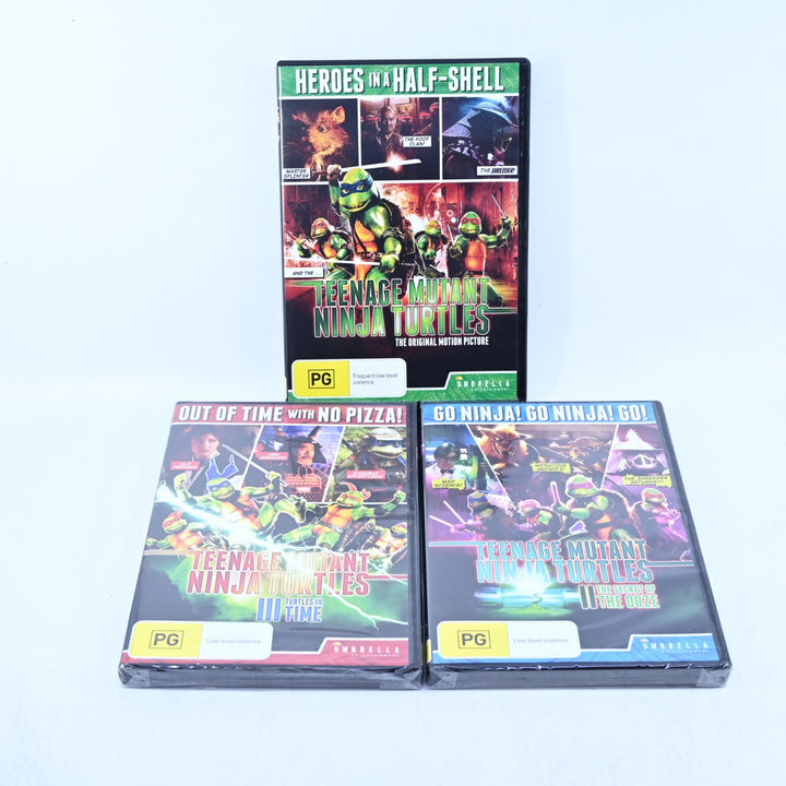 Teenage Mutant Ninja Turtles - Original Movie Trilogy - Region 4 - DVD