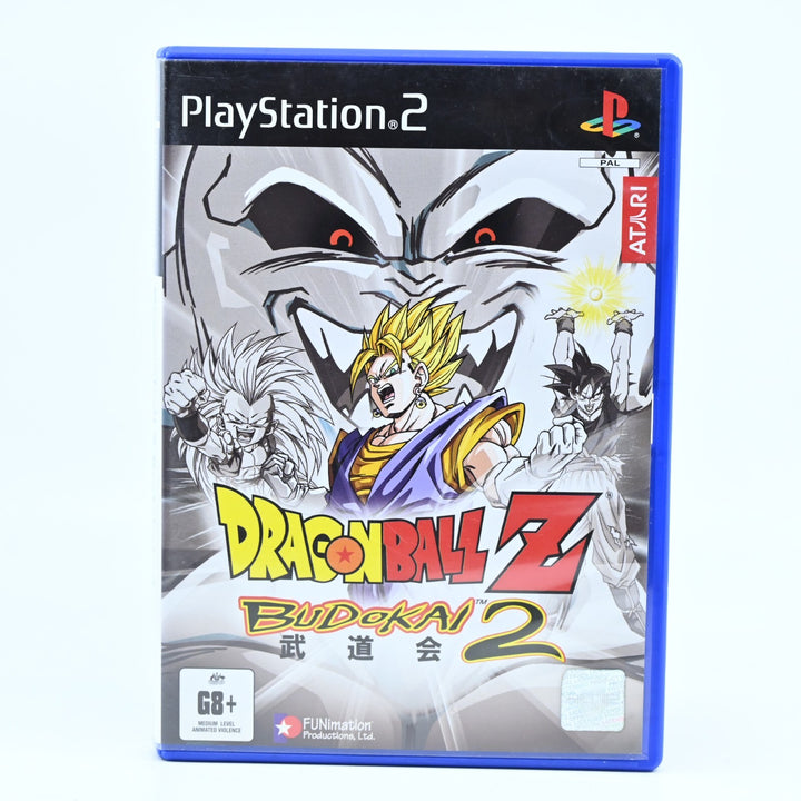 Dragonball Z: Budokai 2 - Sony Playstation 2 / PS2 Game + Manual - MINT DISC