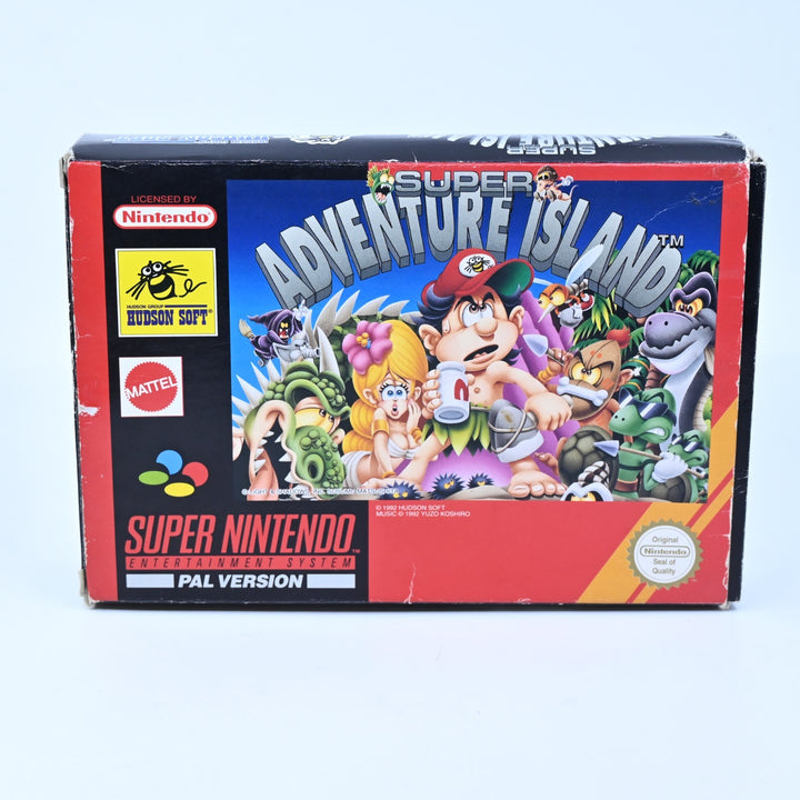 Super Adventure Island - Super Nintendo / SNES Boxed Game - PAL - FREE POST!