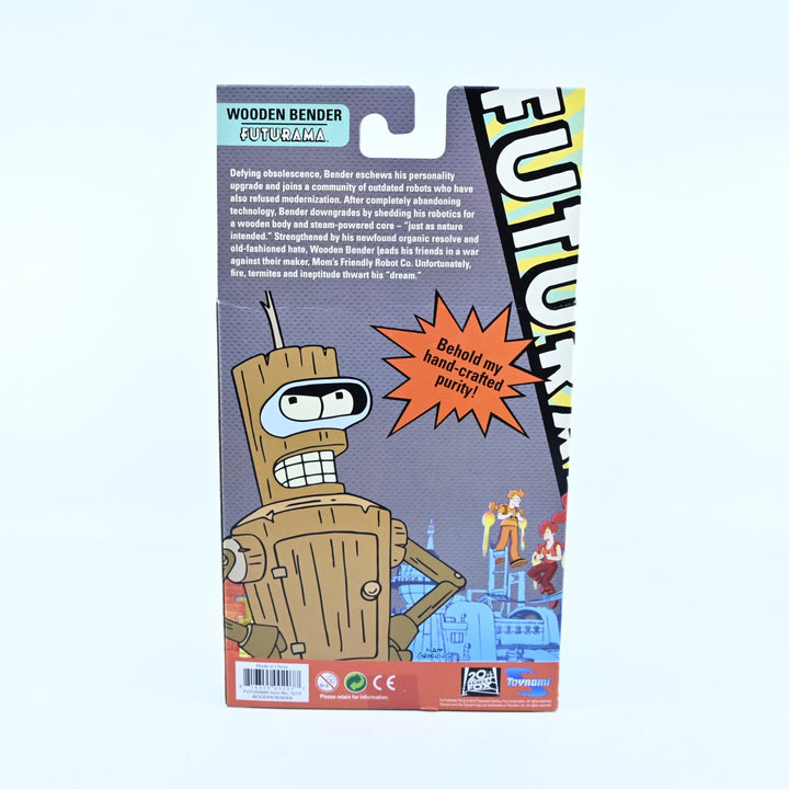 SEALED! Wooden Bender - Futurama - Toynami Figure 2010 - Toy
