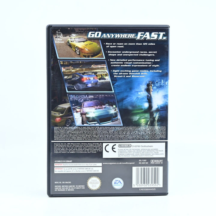 Need for Speed: Underground 2 - Nintendo Gamecube Game + Manual - PAL FREE POST